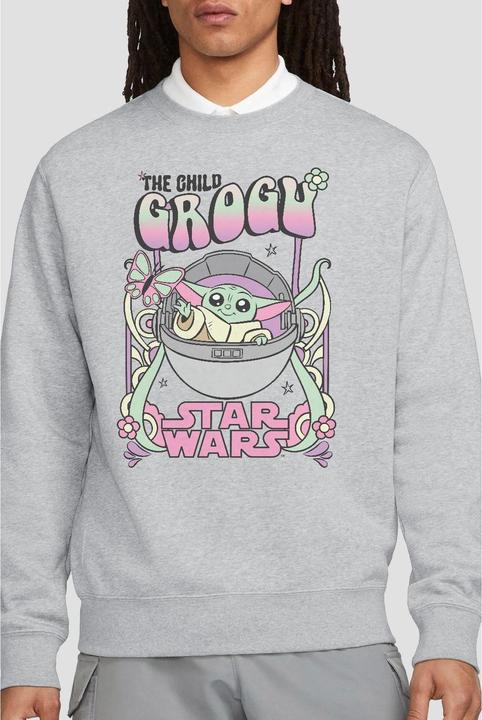 Immagine prodotto Star Wars Felpa Grogu Hippy Adulto Unisex (S)