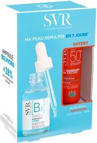 Actual product image SVR (B3) Ampoule Hydra 30ml + Sun Secure Blur Without Perfume Spf50+ 15ml (Suntan cream)
