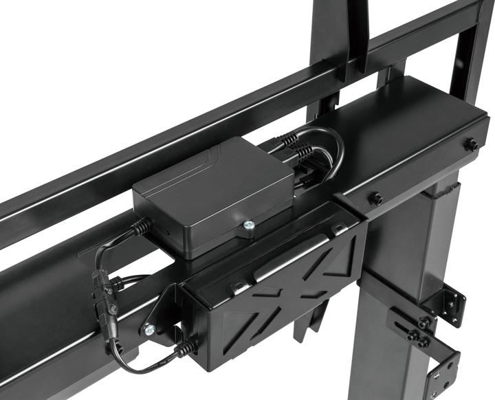 Image du produit equip Support au sol 55-100"/ 1TFT 120kg 1 étagère noir (100", 120 kg)