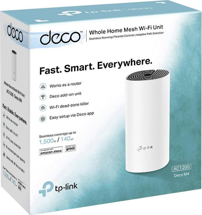 Immagine prodotto TP-Link Deco M4 AC1200 Dualband WLAN Mesh 1-pack