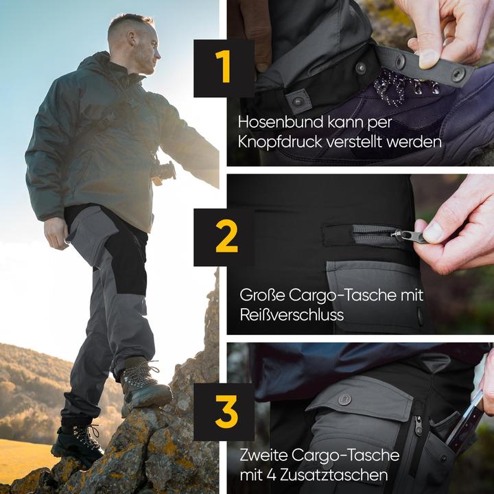 Produktbild Normani Herren Wanderhose - Outdoorhose (3XL)