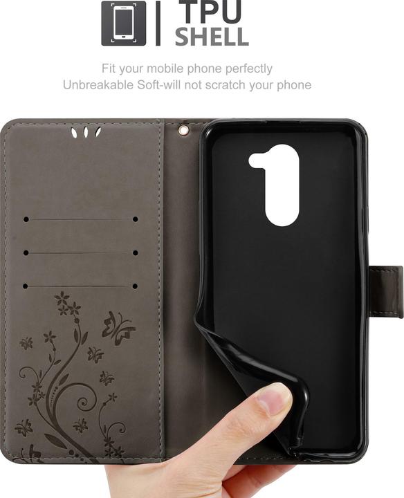 Image du produit Cadorabo Couverture du livre de fleurs (Mate 9 Lite, Frais 6X)