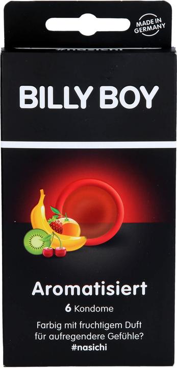 Actual product image Billyboy Billy Boy "Flavoured" 6 fruity condoms for delicious oral sex (6 pcs.)