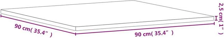 Immagine prodotto VidaXL Gillian (90 x 90 x 2,5 cm)