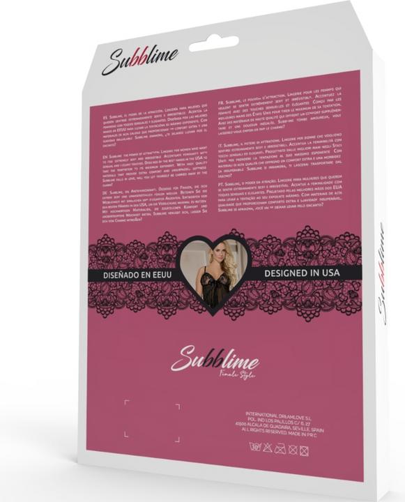 Produktbild Subblime Strapshemd aus Kunstleder mit Halsband (L, XL)