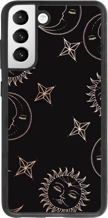 Actual product image PhoneLook Cover silicone black Suns and Moons (Samsung Galaxy S21 FE 5G)
