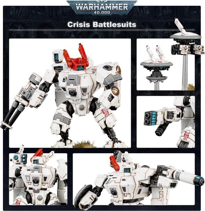 Image du produit Games Workshop Warhammer 40k - Tau XV8 Crisis Battlesuit Team