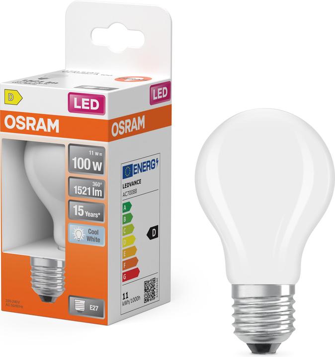 Actual product image Osram Retrofit Classic A (E27, 100 W, 1521 lm, 1 x, D)