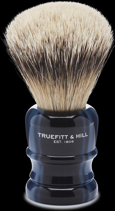 Immagine prodotto Truefitt & Hill Pennello da barba a punta d'argento Wellington Faux Blue Opal (Pennello da barba)