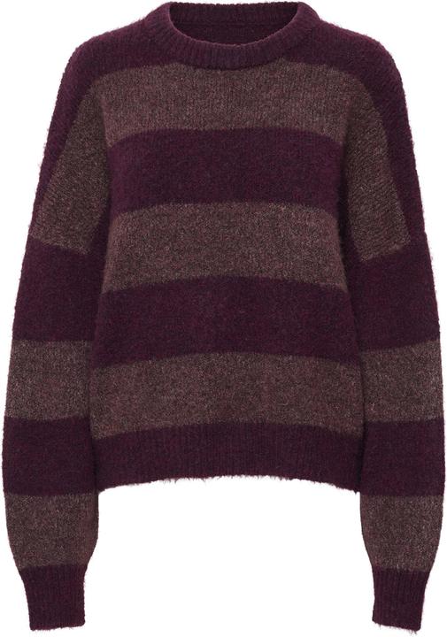 Vin, rose brown mélange stripe
