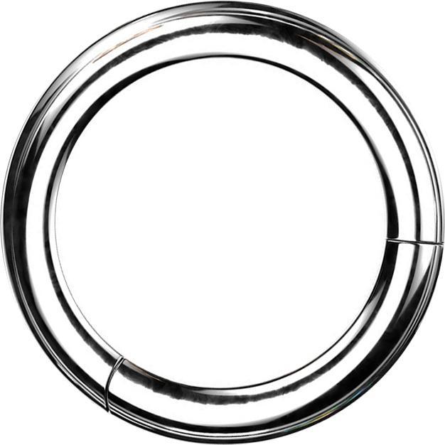 Image du produit Star Piercing Anneau segment pliable argent (sans laiton, Titane G23)