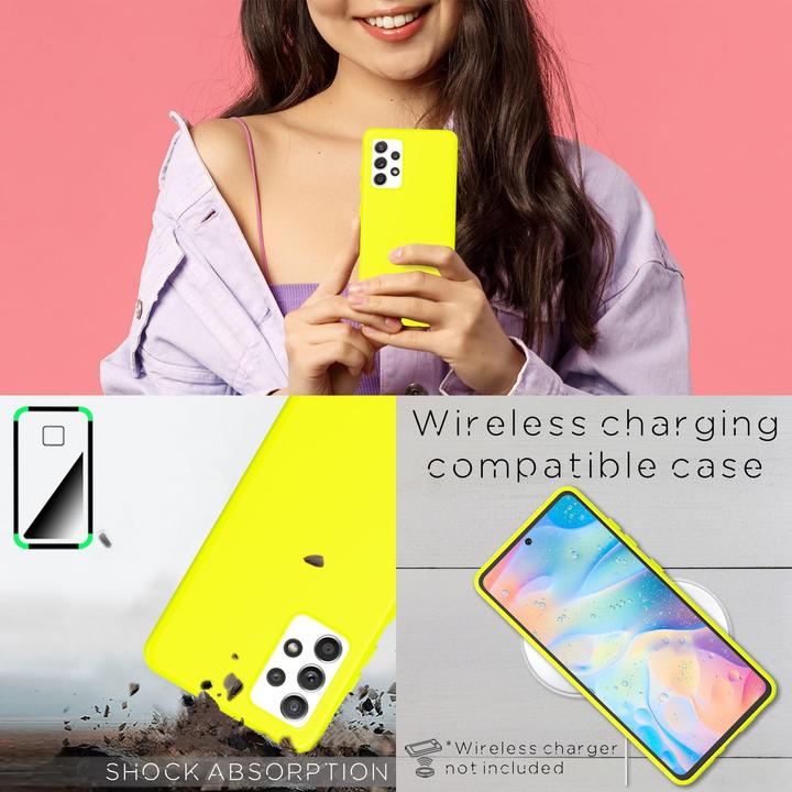 Image du produit Nalia Manchon en silicone fluo (Samsung Galaxy A33)