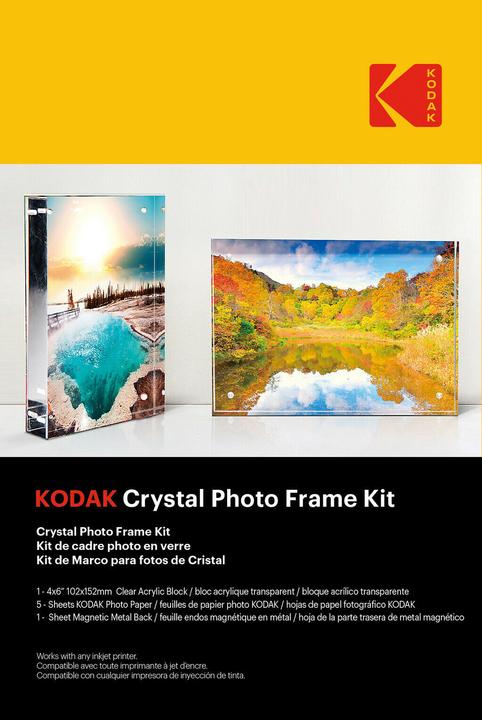 Produktbild Kodak Crystal Photo Frame Kit 5 Sheets (180 g/m², 1 x)