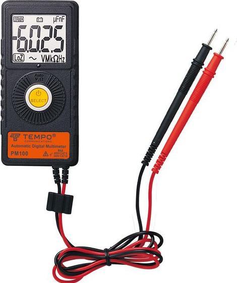 Actual product image Tempo Communications Hand Multimeter Digital PM100 (CAT III 300V)