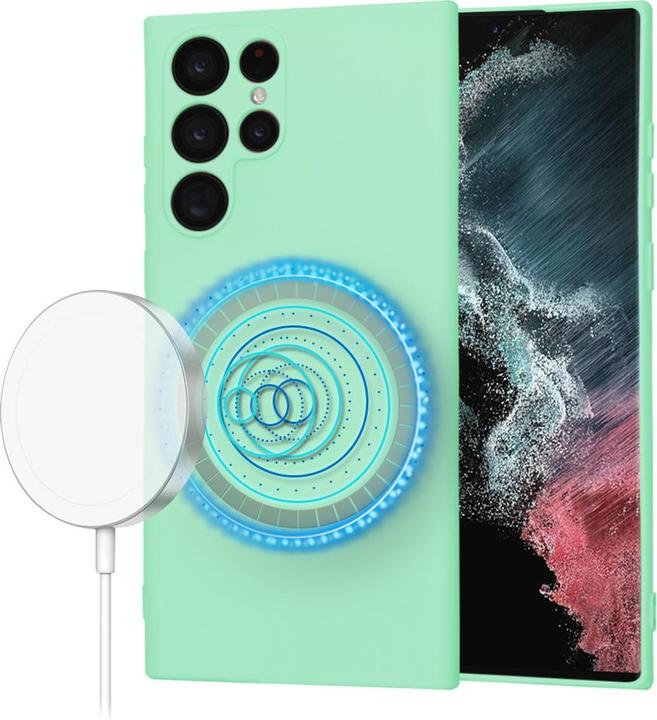 Produktbild Techsuit - SoftFlex MagSafe - Samsung Galaxy S22 Ultra 5G - Mint Green (Samsung Galaxy S22 Ultra (5G))