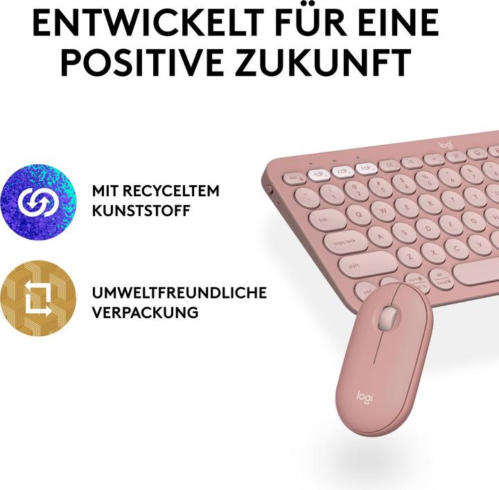 Produktbild Logitech Pebble 2 Combo (DE, Kabellos)
