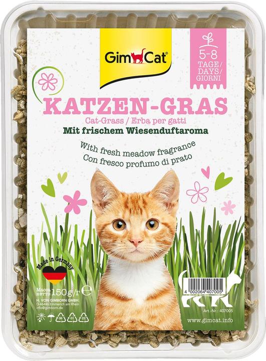 Produktbild GimCat Katzengras mit natürlicher Gerstengras-Saat (Adult, 150 g)