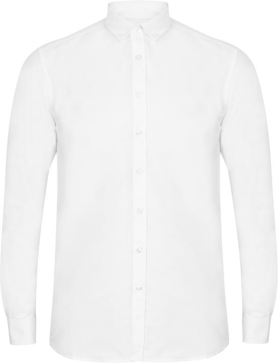 Henbury Modern Langarm Oxford Hemd (XL)