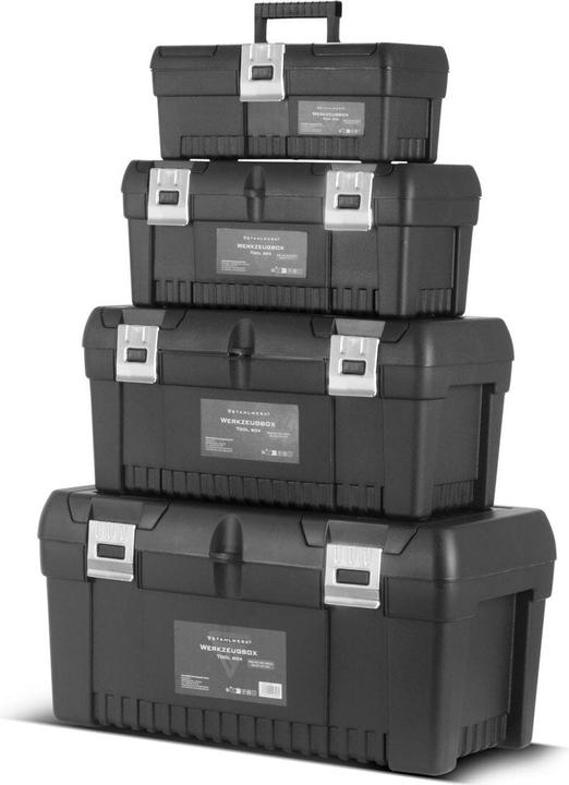 Produktbild Stahlwerk Toolbox Set mit 4 leeren Werkzeugkisten Modul-System Sortimentsboxen