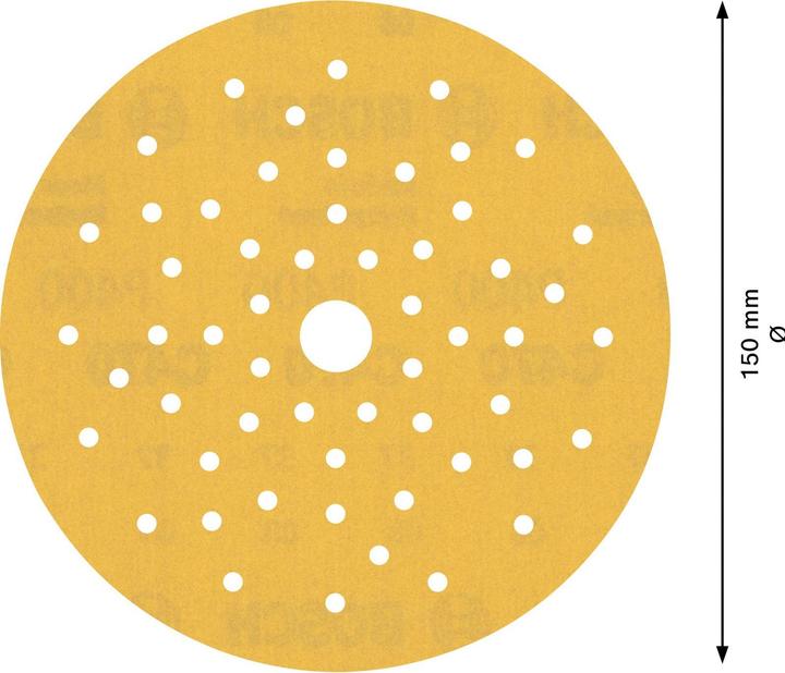 Produktbild Bosch Professional Zubehör EXPERT C470 Schleifpapier Mehrloch für Exzenterschleifer, 150 mm, G 400, 50-tlg. (400)