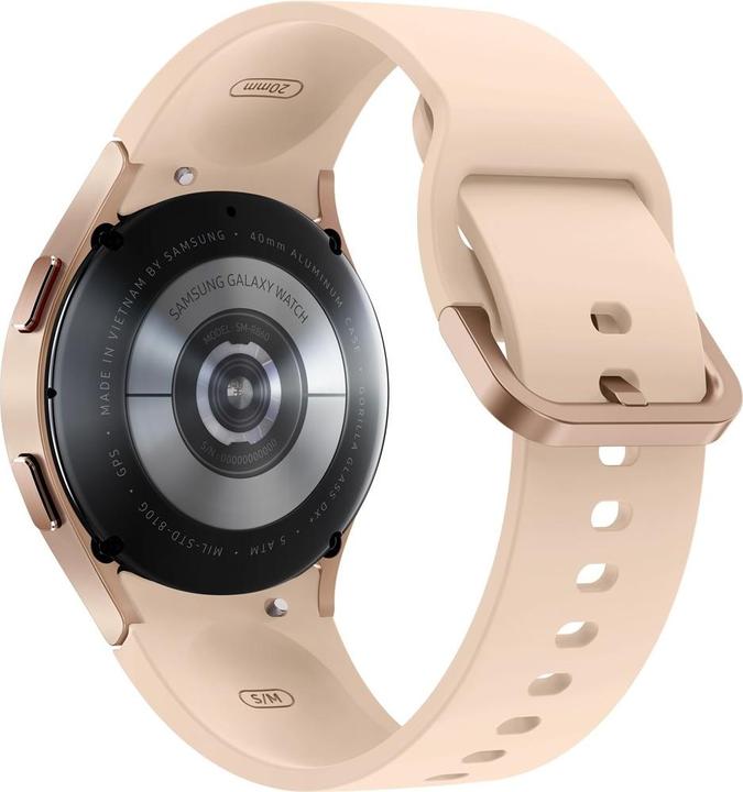 Produktbild Samsung Galaxy Watch4 40m 4g Gold - Aluminium Bracelet Silicone Os Google Elect (40.40 mm, 4G)