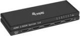 Produktbild equip HDMI Splitter 2.0 4 Port Ultra Slim 4K/60Hz schwarz