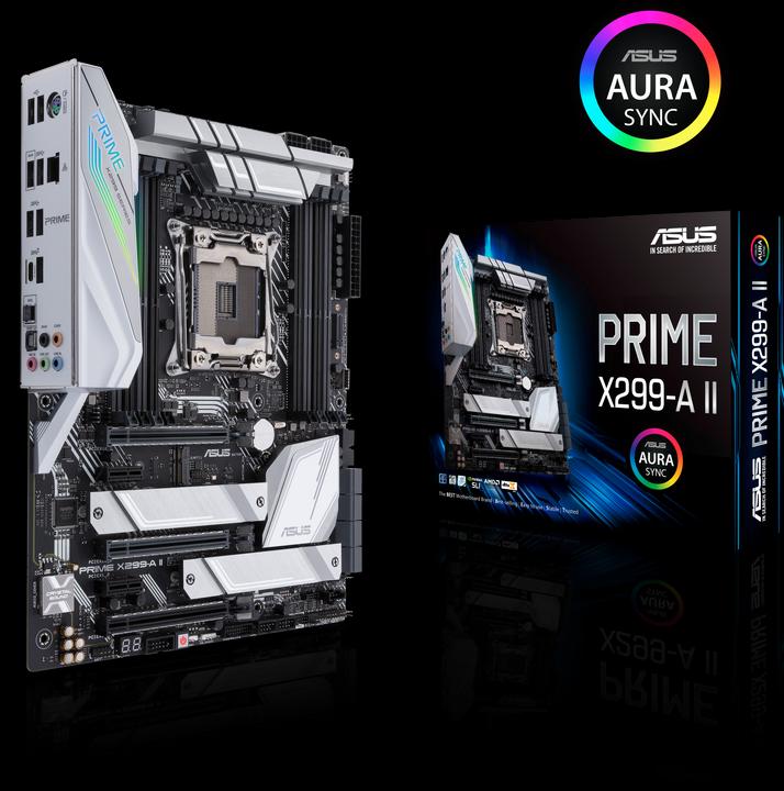 Actual product image ASUS Prime X299-A II (LGA 2066, Intel X299, ATX)