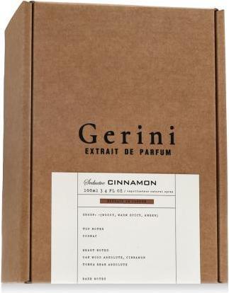 Actual product image Gerini Seductive Cinnamon Unisex Extrait De Parfum 100ml (Extrait De Parfum, 100 ml)