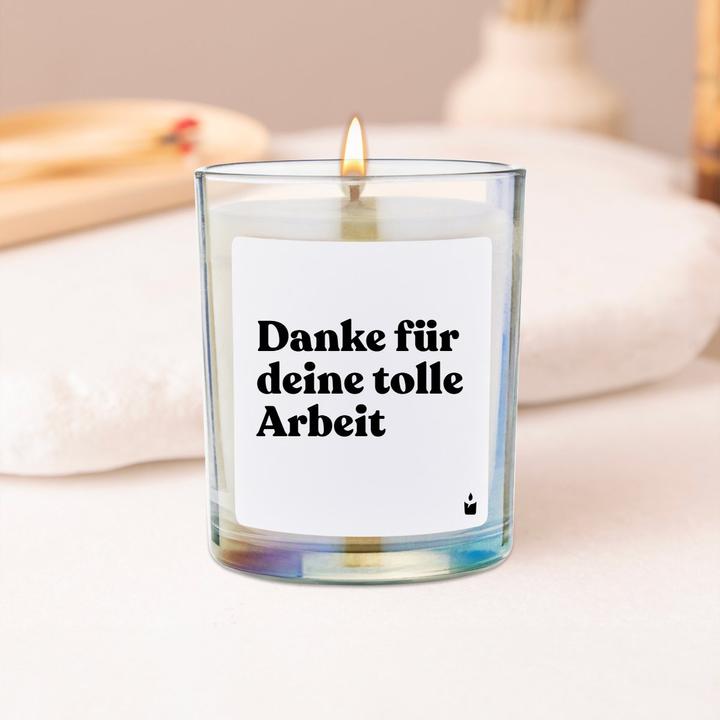 Produktbild Chatty Candles Duftkerze Flowery Danke für deine tolle Arbeit