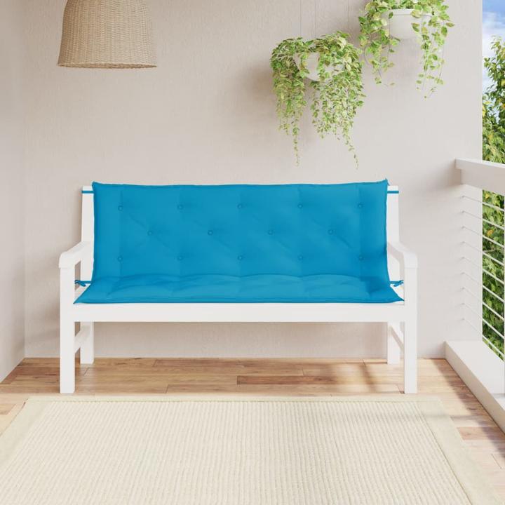 Produktbild VidaXL Gartenbank-Auflagen 2 Stk. O x ford-Gewebe (150 x 50 x 7 cm)