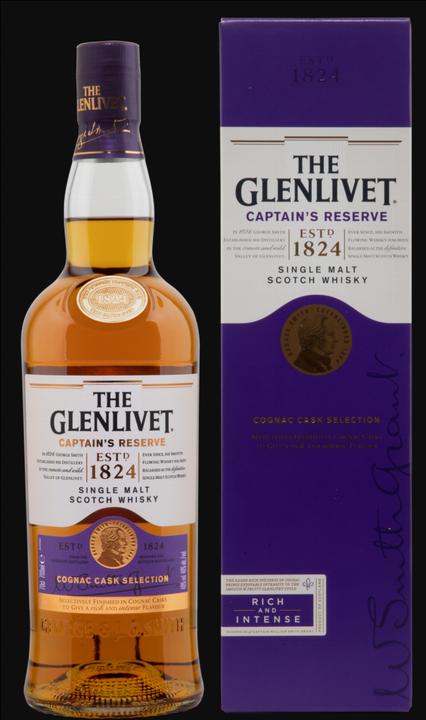 Image du produit The Glenlivet Single Malt Captain's Reserve (Single Malt, Scotch Whisky)
