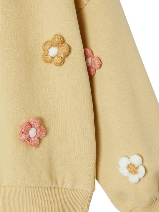 Actual product image Vertbaudet Mädchen Sweatshirt mit 3D-Blumen und Recycling-Polyester (104)