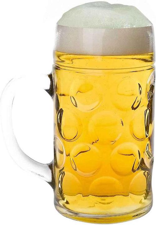 Image du produit Boland Oktoberfest Mass Bierglas Humpen 1 Liter aus Glas (1 l, 1 x)