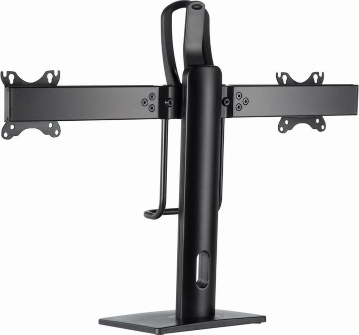 Actual product image Gembird Stojak biurkowy na dwa monitory z regulacją wysokości 17-27inch do 6kg (Table, 27")