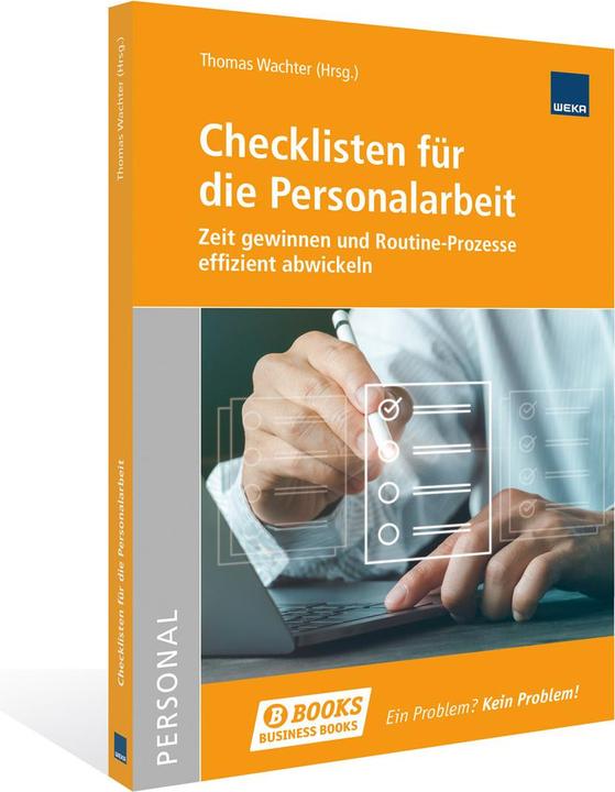 Produktbild Checklisten für die Personalarbeit (Deutsch, Thomas Wachter, 2023)