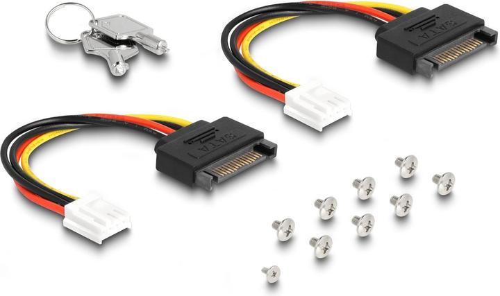 Actual product image Delock 5.25? Removable rack for 8 x M.2 NVMe SSD with Slim SAS