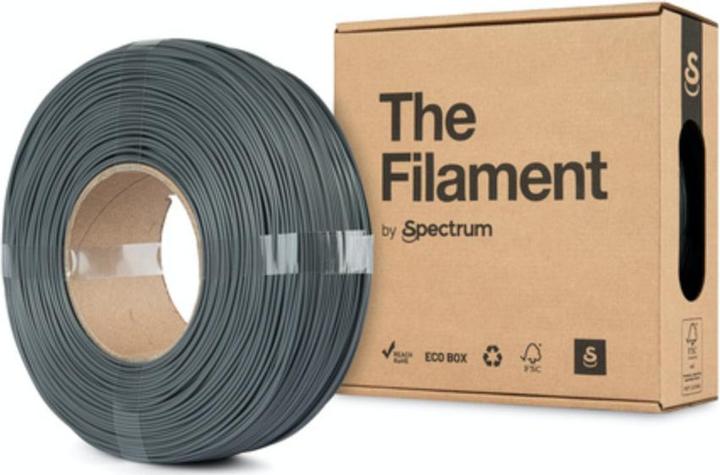 Actual product image The Filament ReFill PETG 1.75mm BASALT GREY 1kg (PETG, 1.75 mm, 1000 g, Grey)
