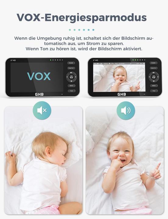 Image du produit GHB Babyphone (Vidéo et audio)