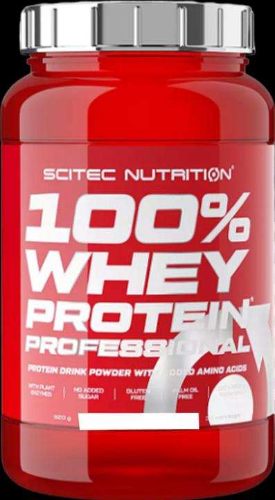 Actual product image Scitec 100% Whey Protein Professional (920g can) (Strawberry white chocolate, 1 pcs., 920 g)