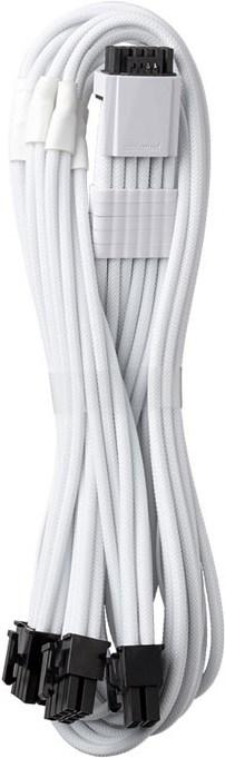 Produktbild CableMod C-Series Pro ModMesh 12VHPWR auf 3x PCI-e Kabel für Corsair - 60cm, weiss