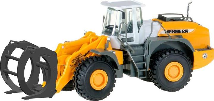 Produktbild Herpa 306843 H0 Baufahrzeug Modell Liebherr Radlader L 580 Loghandler