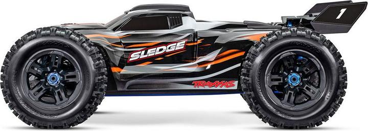 Immagine prodotto Traxxas Sledge Electric Brushless Truggy 4WD 1:8 RTR arancione (RTR pronto all'uso)
