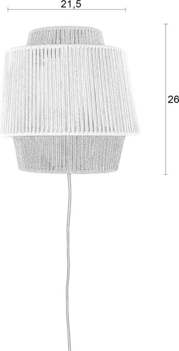Actual product image Zuiver Wall Lamp Yumi (E27)