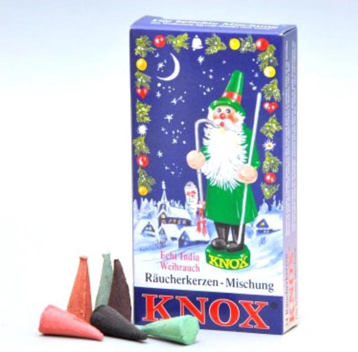 Produktbild Knox Räucherkerzen Weihnachtsmischung, 24 Stk.