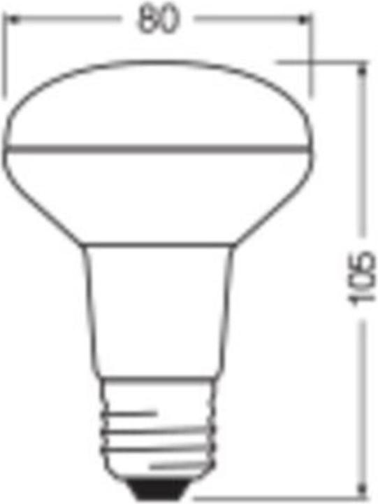 Produktbild Ledvance LED-Reflektorlampe (E27, 8.50 W, 670 lm, 10 x, F)