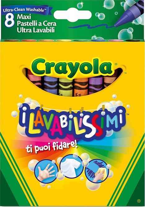 Immagine prodotto Crayola 8 pastelli a cera Ultra-Clean (Multicolore, 8 x)