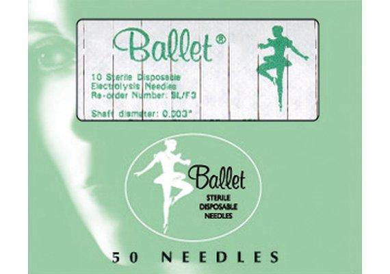 Ballet Epilationsnadeln K3 unisoliert 50 Stk. (50 x)