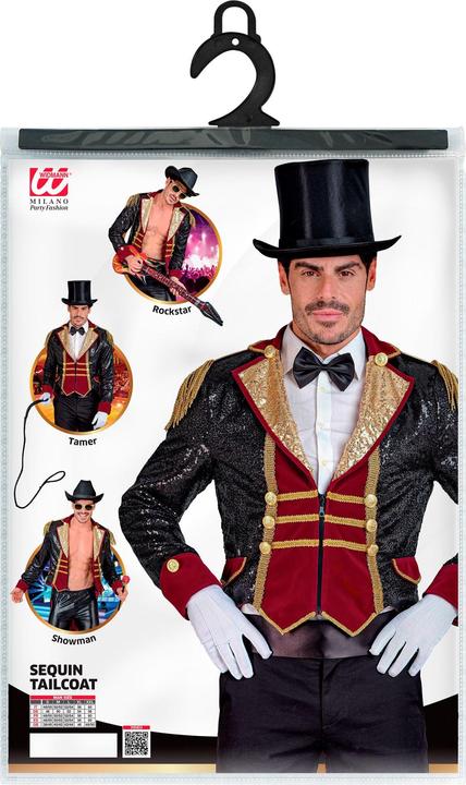 Immagine prodotto Widmann Frac da direttore di circo nero/oro/rosso (XXL)