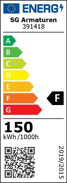 Energie-Label Sg LED-Lichtband-Set LB22 (Weiss, 1000 cm, Indoor, Outdoor)