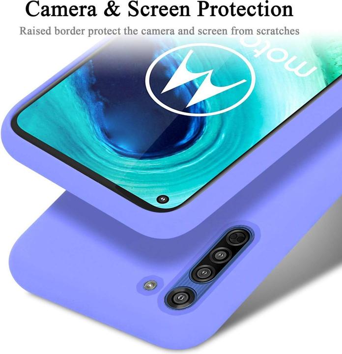 Produktbild Cadorabo Hülle für Motorola MOTO G8 TPU im Liquid Case Design (Motorola Moto G8)